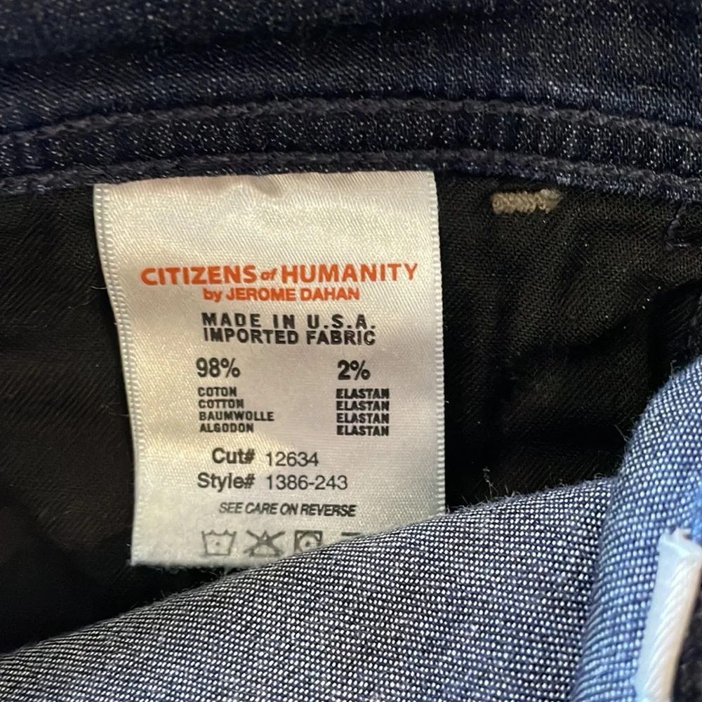Citizens of Humanity Dani cuffed denim. Size 30. Great condition. - Picture 6 of 6